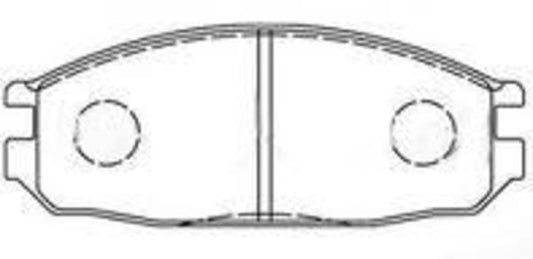 DB1289 E FRONT DISC BRAKE PADS - NISSAN VANETTE C22  86- 065600