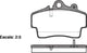 Remsa FRONT DISC BRAKE PADS - PORSCHE BOXSTER,CAYMAN 04-12