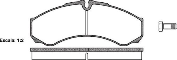 Remsa FRONT DISC BRAKE PADS - IVECO DAILY 97-