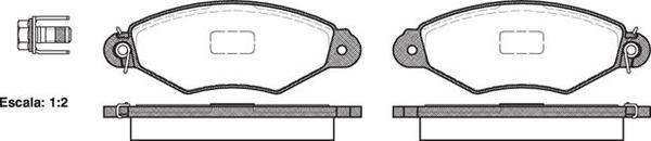 Remsa FDB1135 E FRONT DISC BRAKE PADS - CIT PEUG REN 206,306,XSARA 97-
