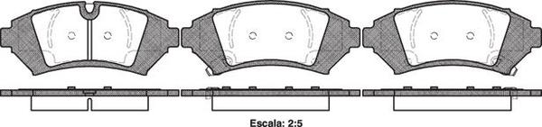 Remsa FRONT DISC BRAKE PADS - CADILLAC SEVILLE 97-04