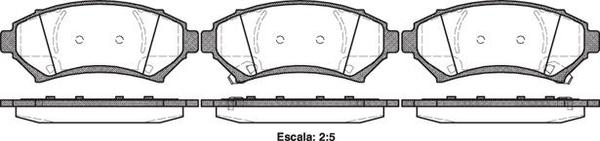 Remsa PADS - CHEVROLET VARIOUS F 98-