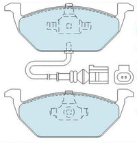 Remsa FRONT DISC BRAKE PADS - AUDI / VW A2 , A3 DB1405 E