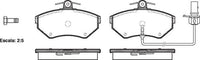 Remsa FRONT DISC BRAKE PADS - AUDI / VW A4,PASSAT 94-01