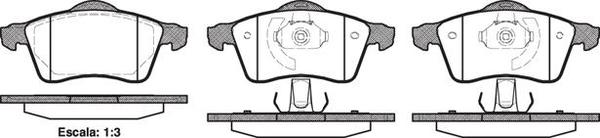 Remsa FRONT DISC BRAKE PADS - AUDI / VW TRANSPORTER T4  90-