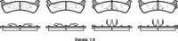 Remsa 7545A E REAR DISC BRAKE PADS - FORD EXPLORER  95-