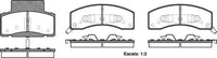 Remsa 7339 E FRONT DISC BRAKE PADS - CHEVROLET VARIOUS  94-00