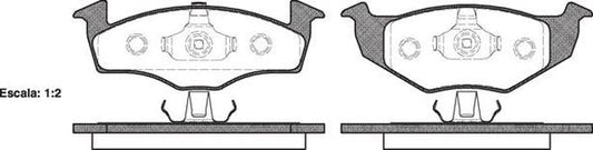 Remsa FDB1288 E FRONT DISC BRAKE PADS - AUDI / VW GOLF , POLO 01-09