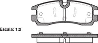 Remsa 7622 E REAR DISC BRAKE PADS - CADILLAC SEVILLE 97-04