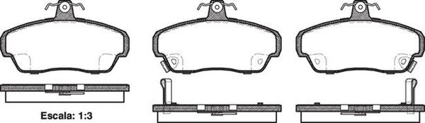 Remsa DB1360 E FRONT DISC BRAKE PADS - LAND FREELANDER 98-02