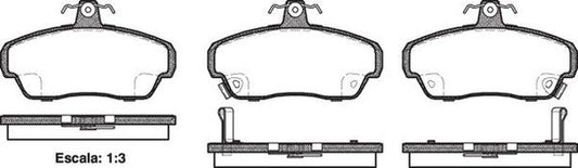 DB1360 E FRONT DISC BRAKE PADS - LAND FREELANDER 98-02 049002
