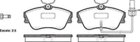 Remsa FRONT DISC BRAKE PADS - AUDI / VW TRAN T4 90-03