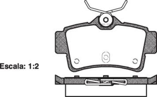7504 E REAR DISC BRAKE PADS - FORD MUSTANG  94- 047200