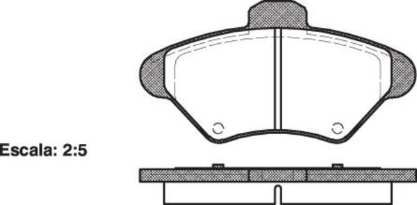 Remsa FRONT DISC BRAKE PADS - FORD MUSTANG 94-98 7478 E
