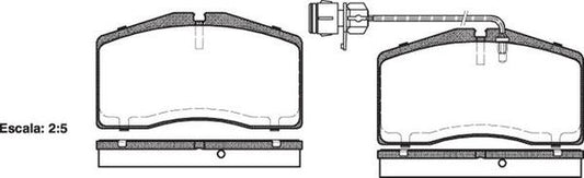 Remsa FDB1509 E FRONT DISC BRAKE PADS - AUDI / VW A8 96-02