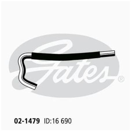 Gates Moulded Heater Hose 02-1479