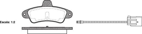 Remsa DB1313 E REAR DISC BRAKE PADS - FORD MONDEO 95-01