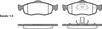 Remsa DB1299 E FRONT DISC BRAKE PADS - FORD MONDEO 95-01