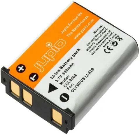 Jupio Camera Battery for Olympus LI-40B / LI-42B â€“ 3.7V 650mAh