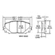 RDA BRAKES RDA Phantom Ceramic Brake Pad Set RDC2472