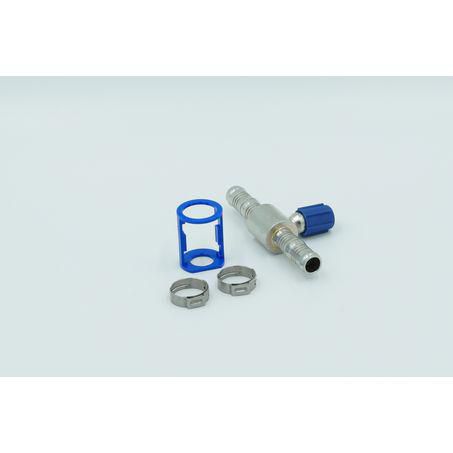 Burgaflex Steel Fitting # 10 Splicer Reduced Burgaclip #10 Straight With R134a Port SCX1593-3