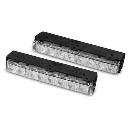 HELLA LED Daytime Running Light Kit 24v - 2 LED Lights, Mounting Brackets, C/O Relay 563024V