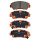 RDA GP MAX LOW METALLIC BRAKE PAD SET FORD COURIER MAZDA RDB409