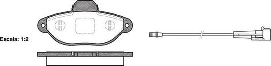 FRONT DISC BRAKE PADS - FIAT PUNTO 99- 041401