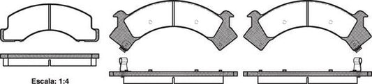AD4018 E FRONT DISC BRAKE PADS - ISUZU NPR 95- 039400