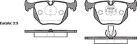 Remsa REAR DISC BRAKE PADS - BMW SER 3 E46,X3,X5 DB1397 E