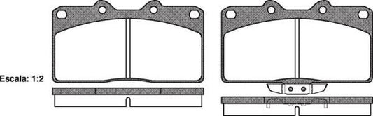 FRONT DISC BRAKE PADS - MITSUBISHI 3000 GT Z16A 92-99 DB940 E 035502