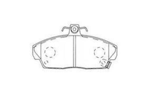 Remsa DB1360 E FRONT DISC BRAKE PADS - LAND FREELANDER 98-02
