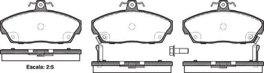 Remsa FDB613 E FRONT DISC BRAKE PADS - LAND FREELANDER 98-02