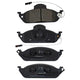 RDA BRAKES RDA GP Max General Purpose Low Metallic Brake Pad Set RDB1406
