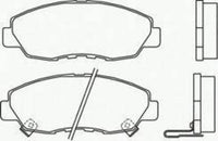 Remsa FRONT DISC BRAKE PADS - HONDA ACCORD CE1, CRV DB1191 E