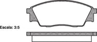 Remsa FRONT DISC BRAKE PADS - SUBARU REX /SHERPA 88-91 DB1160 E