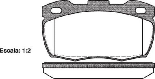 DB1305 E FRONT DISC BRAKE PADS - LAND 110 , 130 93- 026610