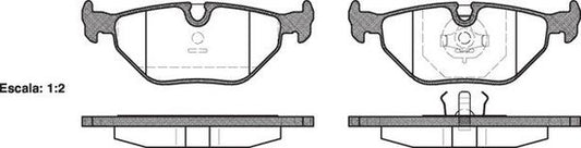 DB1132 E REAR DISC BRAKE PADS - BMW SER 5 E34 89-96 026500