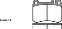 Remsa FRONT DISC BRAKE PADS - MERCEDES BENZ SL CLASS 85-89