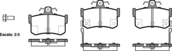 Remsa REAR DISC BRAKE PADS - ROVER 800 SERIERS 91-98 FDB917 E