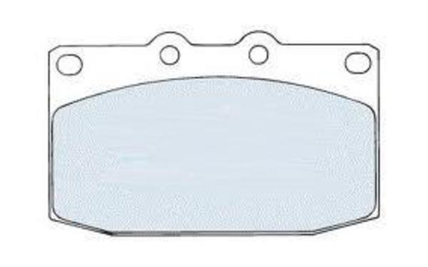 Remsa FRONT DISC BRAKE PADS - MAZDA RX7 86-99 DB416 E