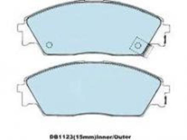 FARGO FRONT DISC BRAKE PADS HONDA ACCORD CIVIC CONCERTO CR-X PRELUDE DB1123F