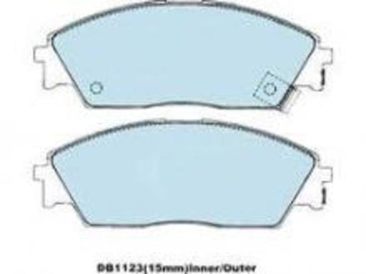 FARGO FRONT DISC BRAKE PADS HONDA ACCORD CIVIC CONCERTO CR-X PRELUDE DB1123F