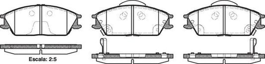 FRONT DISC BRAKE PADS - HYUNDAI GETZ 01- 022422