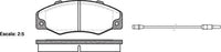 Remsa DB1193 E FRONT DISC BRAKE PADS - CITROEN PEUGEOT RENAULT R21 86-