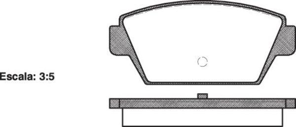 Remsa REAR DISC BRAKE PADS - MITSUBISHI GALANT 88-95 DB1143 E