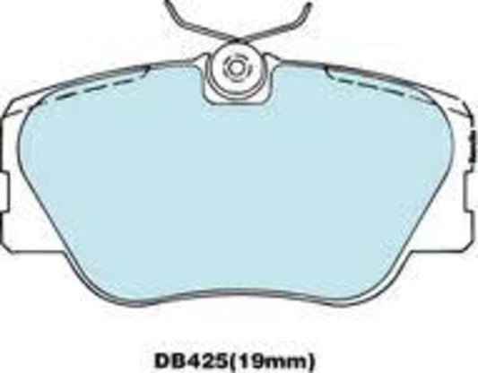 FRONT DISC BRAKE PADS - MERCEDES BENZ 190 W201 85-93 018905