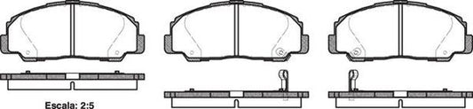 DB1212 E FRONT DISC BRAKE PADS - DAIHATSU FEROZA,ROCKY 89-99 017832