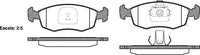 Remsa FRONT DISC BRAKE PADS - FIAT PUNTO 99-03