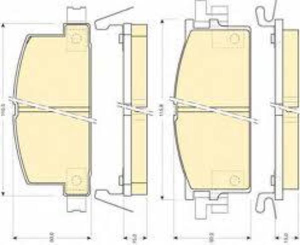 Remsa DB327 E -PADS - HOLDEN JACKAROO RODEO F